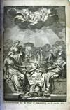 LUIKEN, JAN.  De Zedelyke en Stichtelyke Gezangen.  1709 + Het Leerzaam Huisraad.  1731